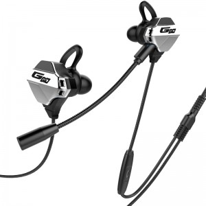E-sport játék fejhallgatók mobiltelefon és PC univerzális fejhallgató fülhallgató két mikrofonnal
